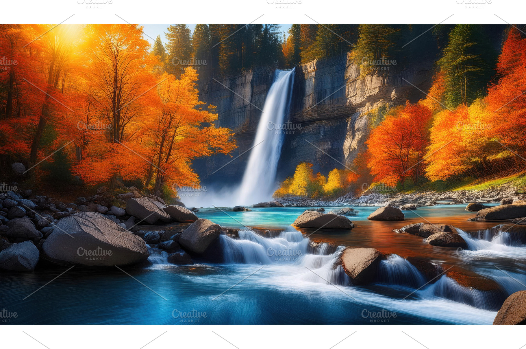 A vibrant autumn scene with a, a Beauty & Fashion Photo by Igor Tichonow