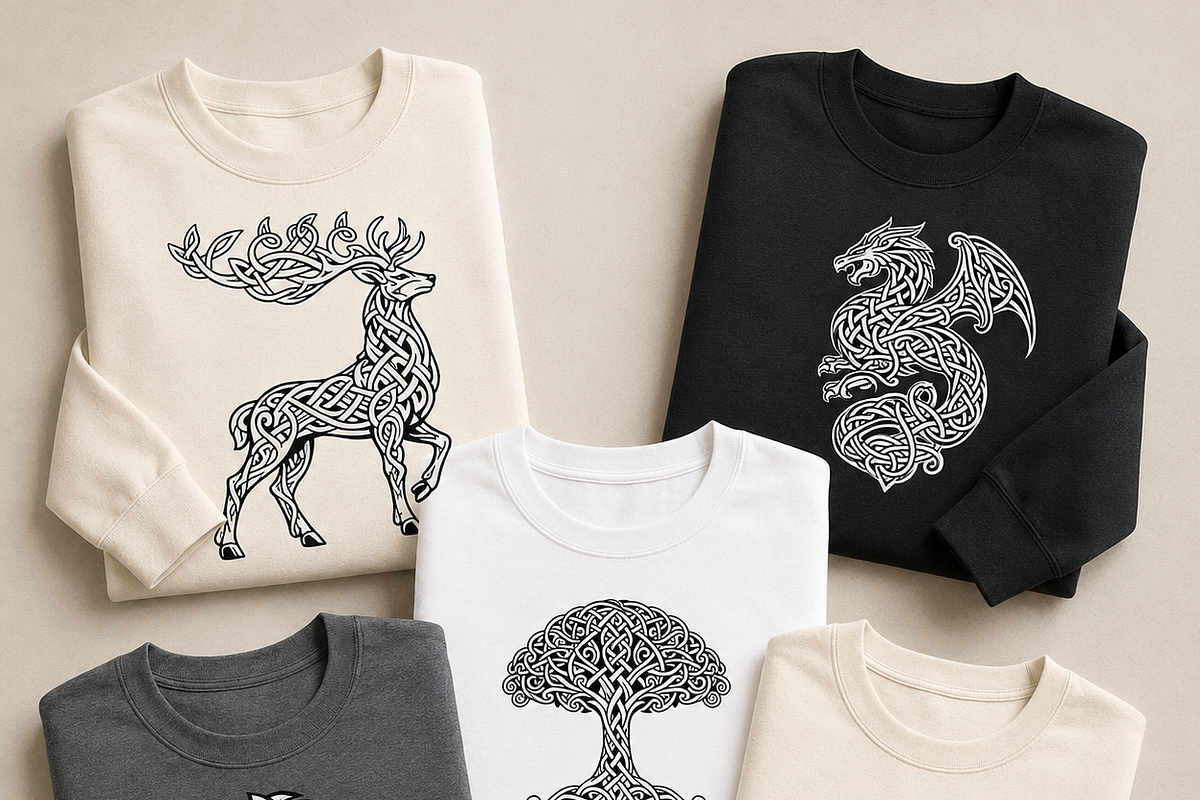 Celtic Black and white designs, a Decorative Illustration by HeavensStar (Photo 3 of 8)
