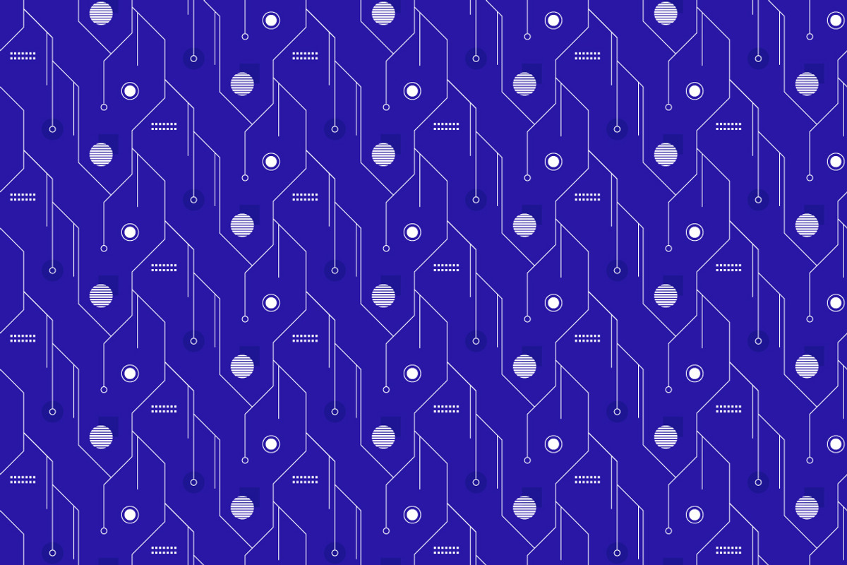 Technology Electronic Line Pattern, a Pattern Graphic by Mightyfire (Photo 2 of 5)
