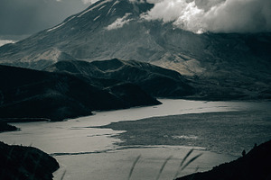 Mount st helens  storm 1 containing mountain, mountains, and nature