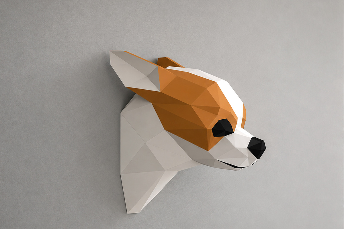 Chihuahua Trophy - 3d papercraft, a Card Template by PAPER amaze (Photo 3 of 3)