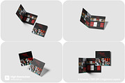 Square Bifold Mockup, a Books & Magazine Mockup by HanaSaka_Studio (Thumbnail 1 of 5)