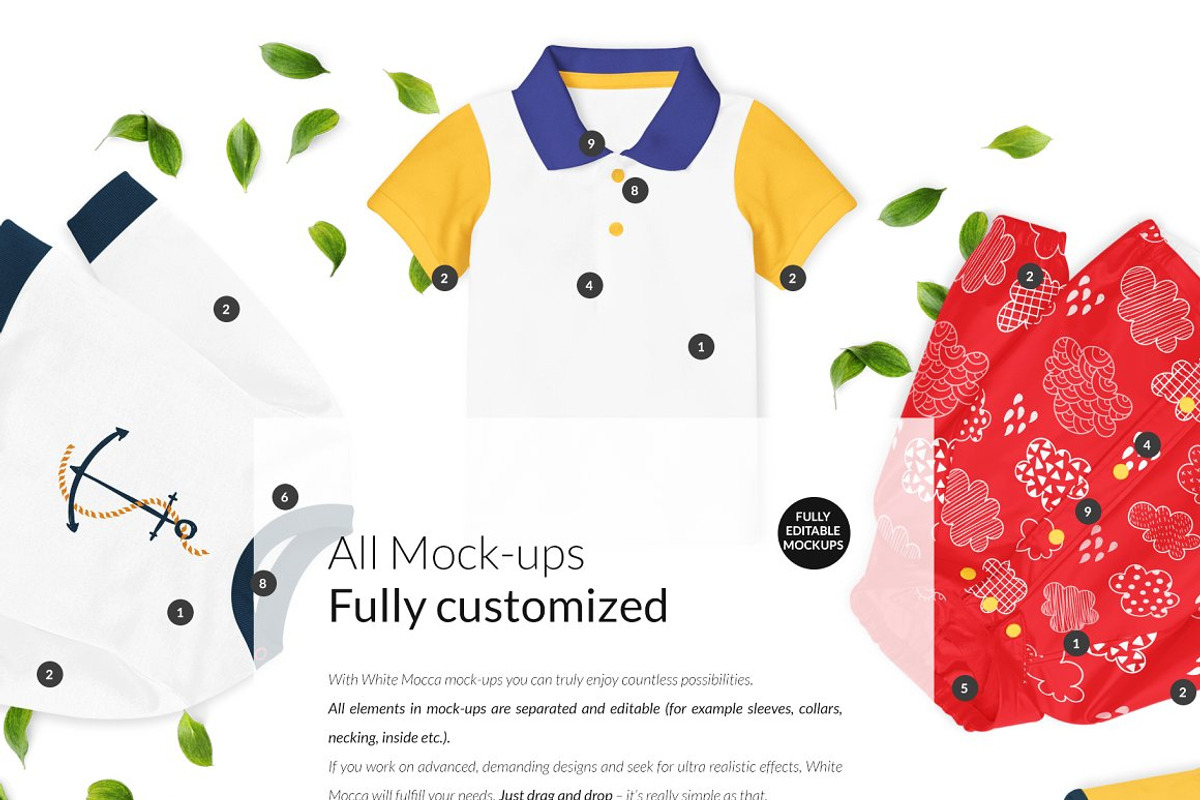 Baby Lookbook Creator Bundle Mockups, a Household Mockup by Apparel_Mockups (Photo 4 of 6)