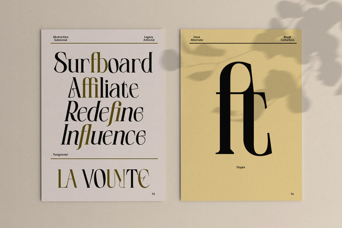 Elphadora Display Family, a Serif Font by Skypia (Photo 12 of 15)