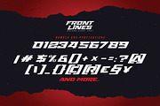 Front Lines - Modern Sport Fonts, a Sans Serif Font by Gassstype (Thumbnail 3 of 10)