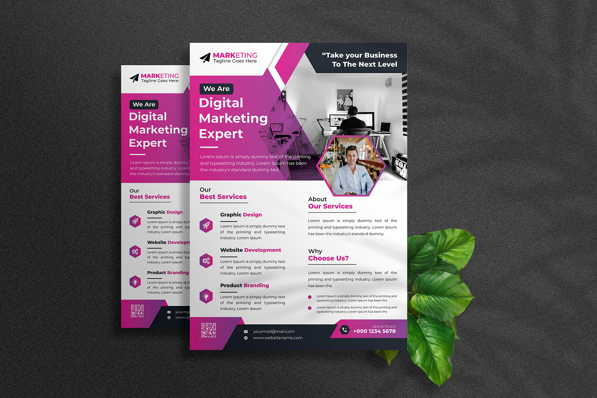 Corporate Theme Business Flyer, a Marketing Template by Graphiexperto (Photo 4 of 6)