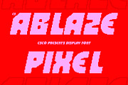 CS Ablaze Pixel, a Sans Serif Font by Craft Supply Co. (Thumbnail 1 of 8)