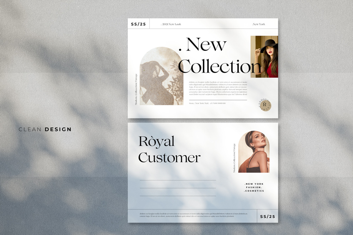 Fashion Postcard, a Card Template by Ahsanjaya (Photo 1 of 3)