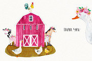 FARM ANIMALS watercolor set PART 2, an Animal Illustration by Natali Smolova (Thumbnail 7 of 7)