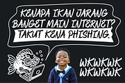Coretan Komedi Fun Brush Comic Font, a Handwritten Font by Ronny Studio (Thumbnail 2 of 9)