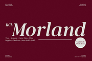 Morland – A Modern Elegant Serif, a Slab Serif Font by roomspace creative lab (Thumbnail 1 of 15)