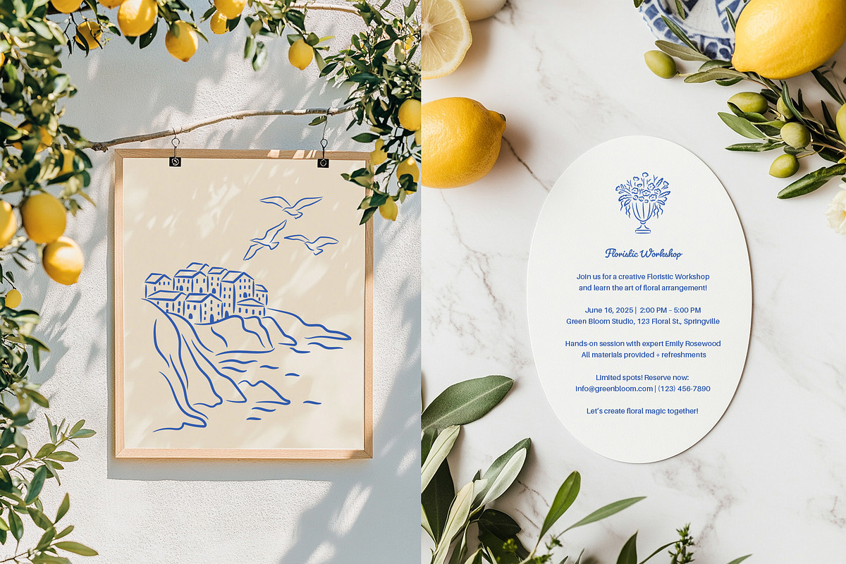 La Dolce Vita Hand-Draw Collection, an Object Illustration by NatalieArtShop (Photo 9 of 14)