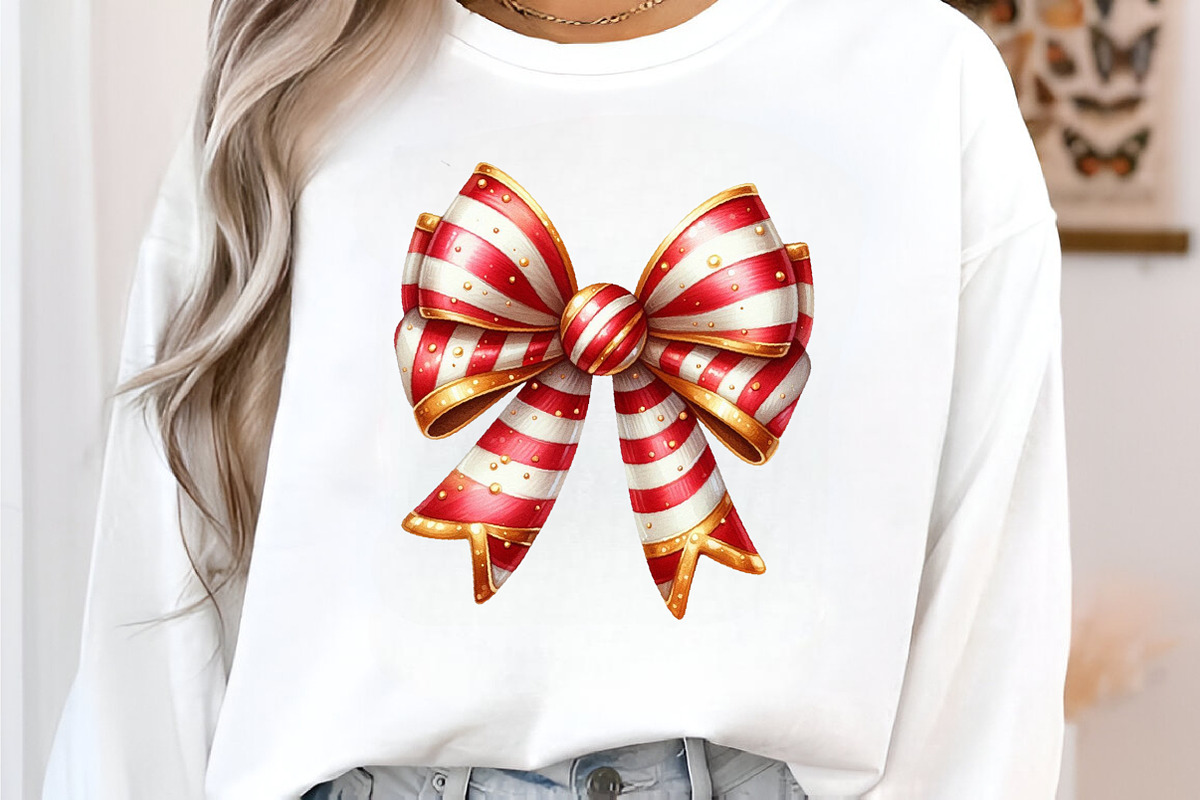 Red Coquette Christmas Bow Bundle, an Illustration by SinaCreation (Photo 5 of 7)