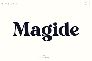 Magide Bold Serif Font