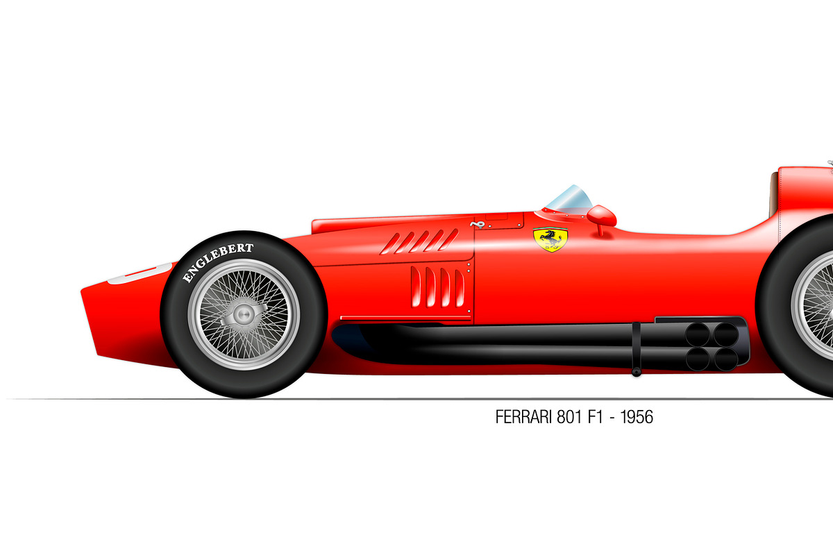 Ferrari 801 F1, vector illustration, a Sport Illustration by frizio