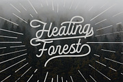 Heartstrong Script, a Script Font by Get Studio (Thumbnail 7 of 11)