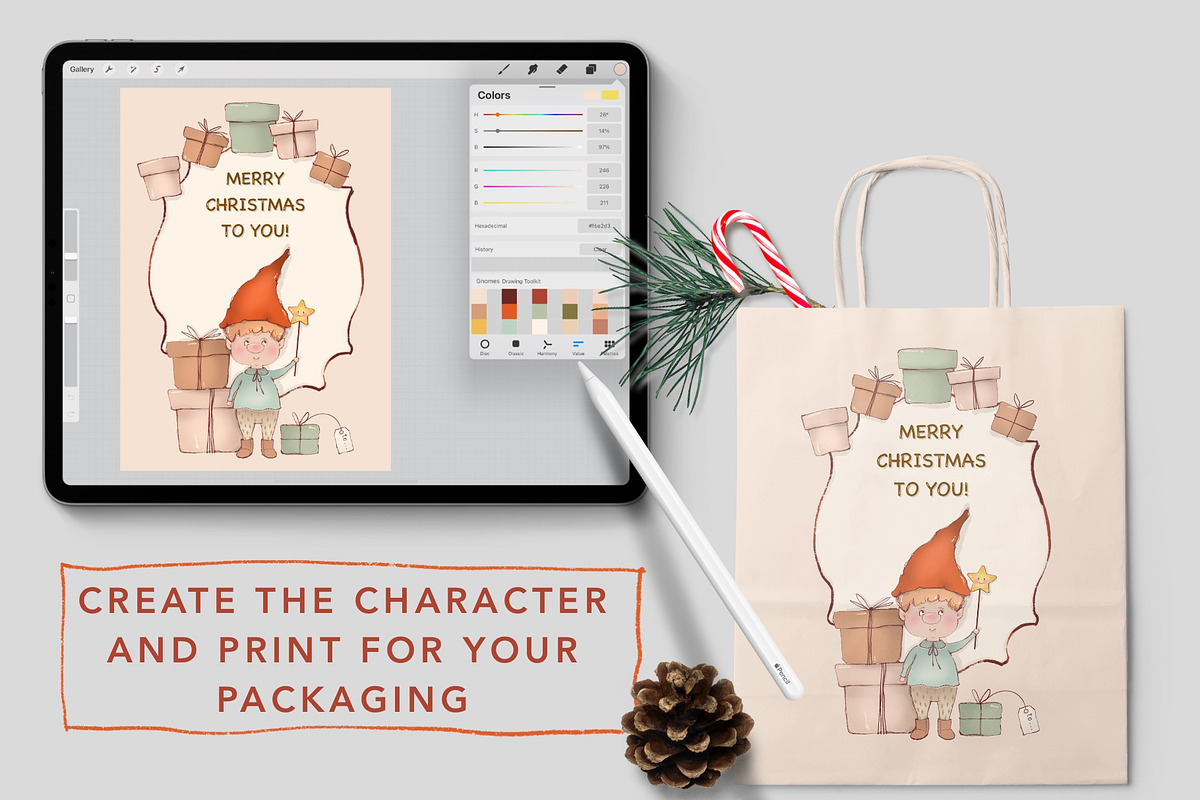 Procreate  Character Bundle 20% Off, a Brush Add-On by Rosangela Curti (Photo 8 of 25)