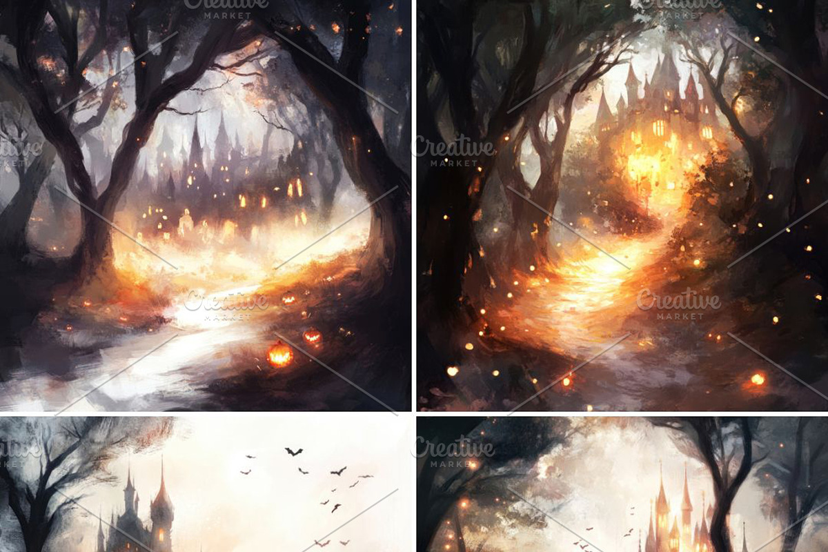 Haunted Worlds, a Seasonal Illustration by pictures for you (Photo 24 of 32)