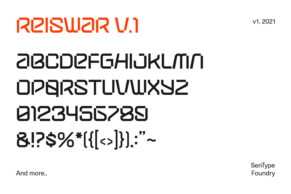 Reiswar - Display Square Sans Serif, a Sans Serif Font by sentype (Photo 2 of 4)