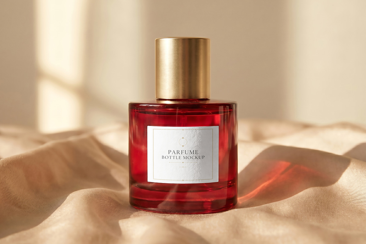Parfume Bottle Mockup, a Packaging Mockup by Hazzpro_Std (Photo 2 of 5)