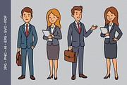 Cartoon Office People Illustration, a Person Illustration by nandinigraphics (Thumbnail 2 of 3)