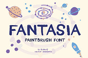 Fantasia Font + Bonus, a Font by NViolet (Thumbnail 1 of 5)