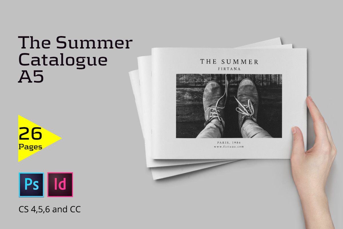 The Summer Catalogue A5, a Brochure Template by Firtana (Photo 1 of 14)