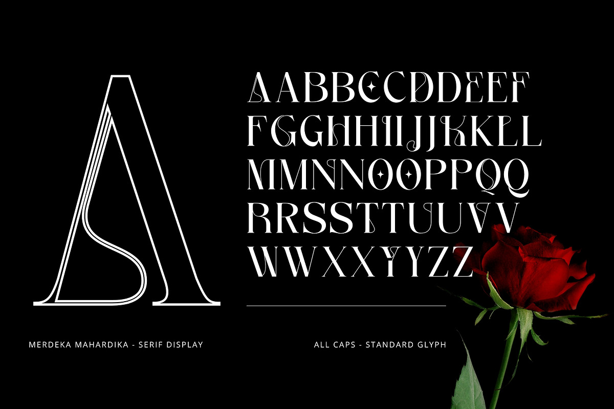 Merdeka Mahardika - Logo Serif Font, a Serif Font by Nirmana Visual (Photo 4 of 8)