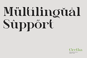 Gretha Family | 14 font family, a Serif Font by Jolicia Type (Thumbnail 11 of 12)
