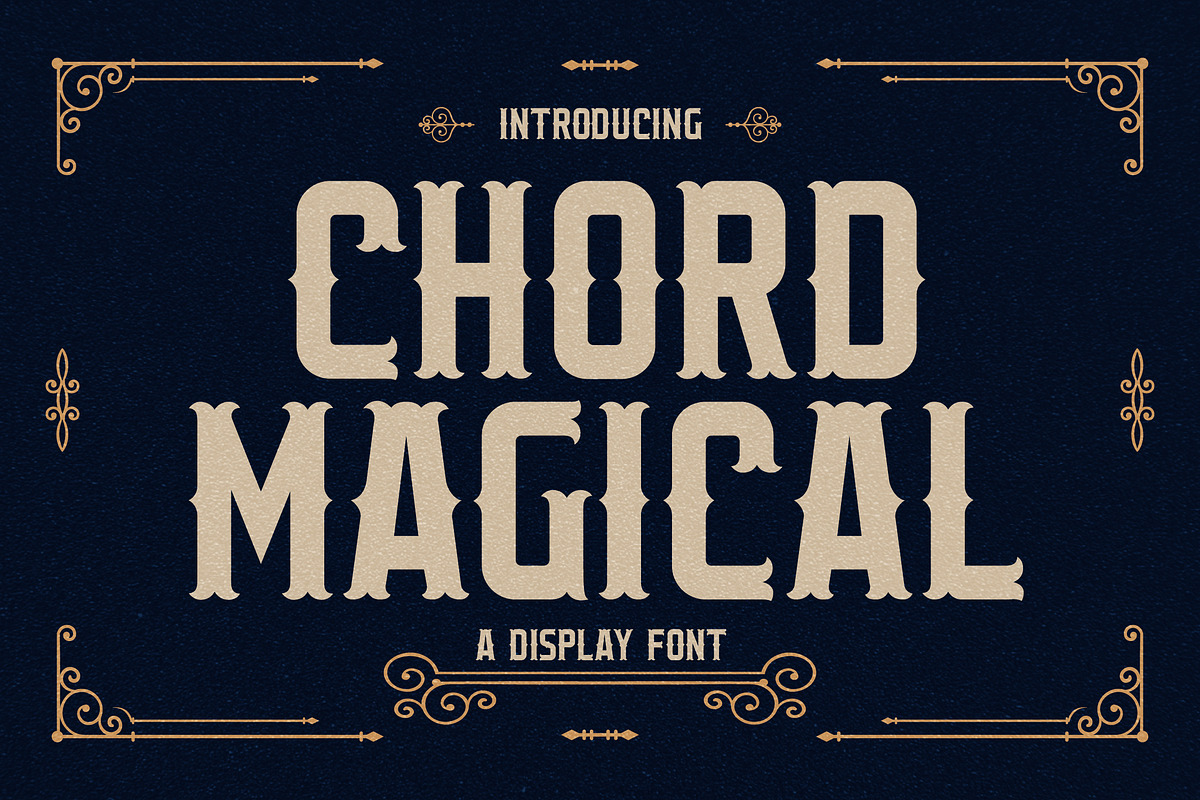 Chord Magical Display Font, a Sans Serif Font by Storytype Studio (Photo 1 of 15)