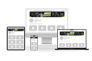 Sports YouTube Banner Template, a Social Media Template by Vaughn Studios (Thumbnail 2 of 5)