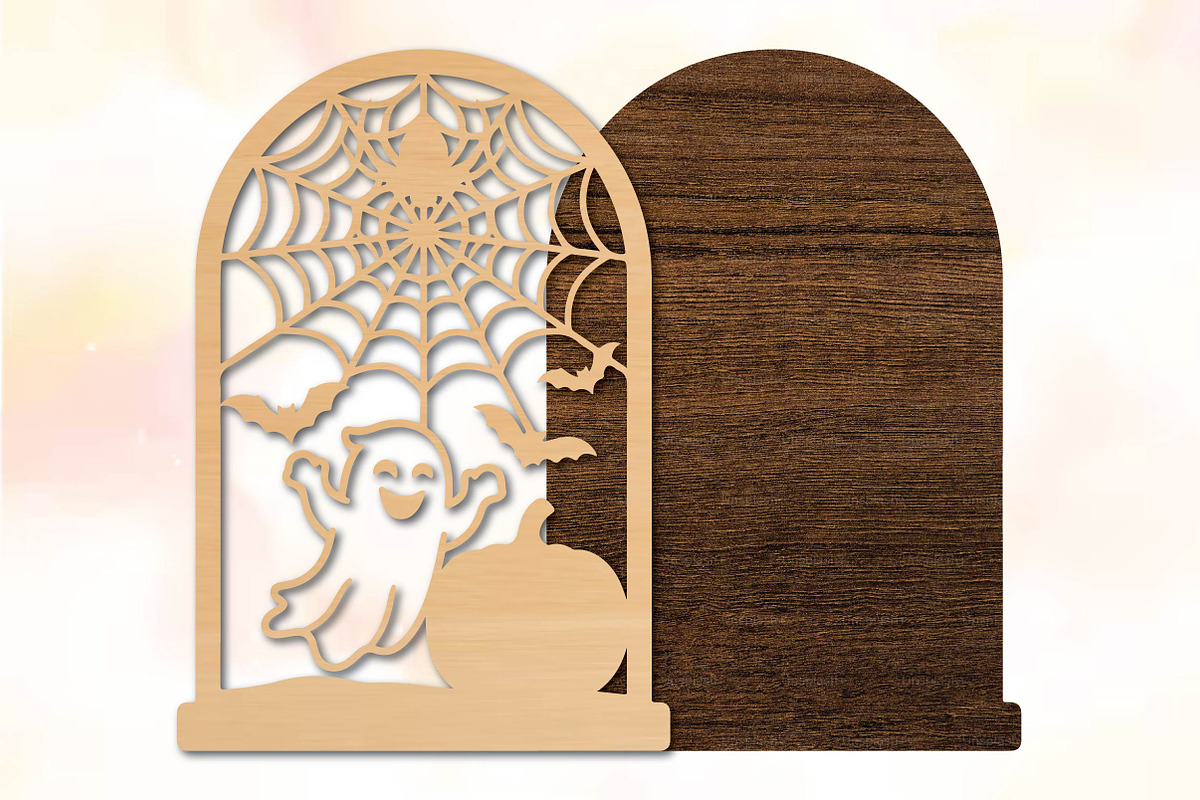 Ghost Halloween Arch Lantern SVG, an Object Graphic by DreamPrint404 (Photo 2 of 3)