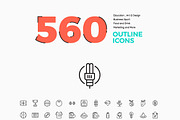 560 Modern Line icons Pack, an Outline Icon by Illustrato (Thumbnail 2 of 4)