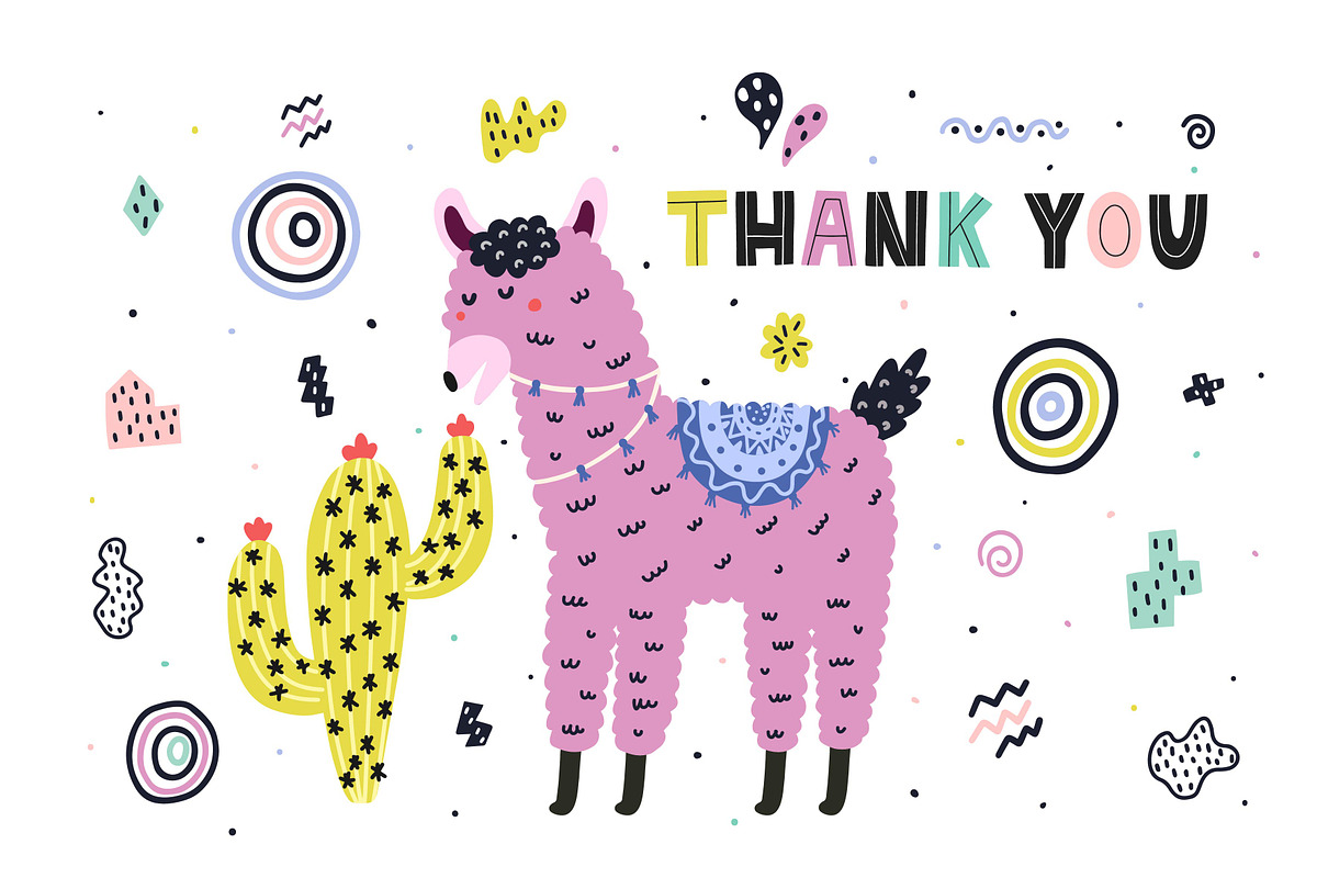 Oh Llama Graphic Pack, an Animal Illustration by Gulnara Sabirova (Photo 22 of 22)