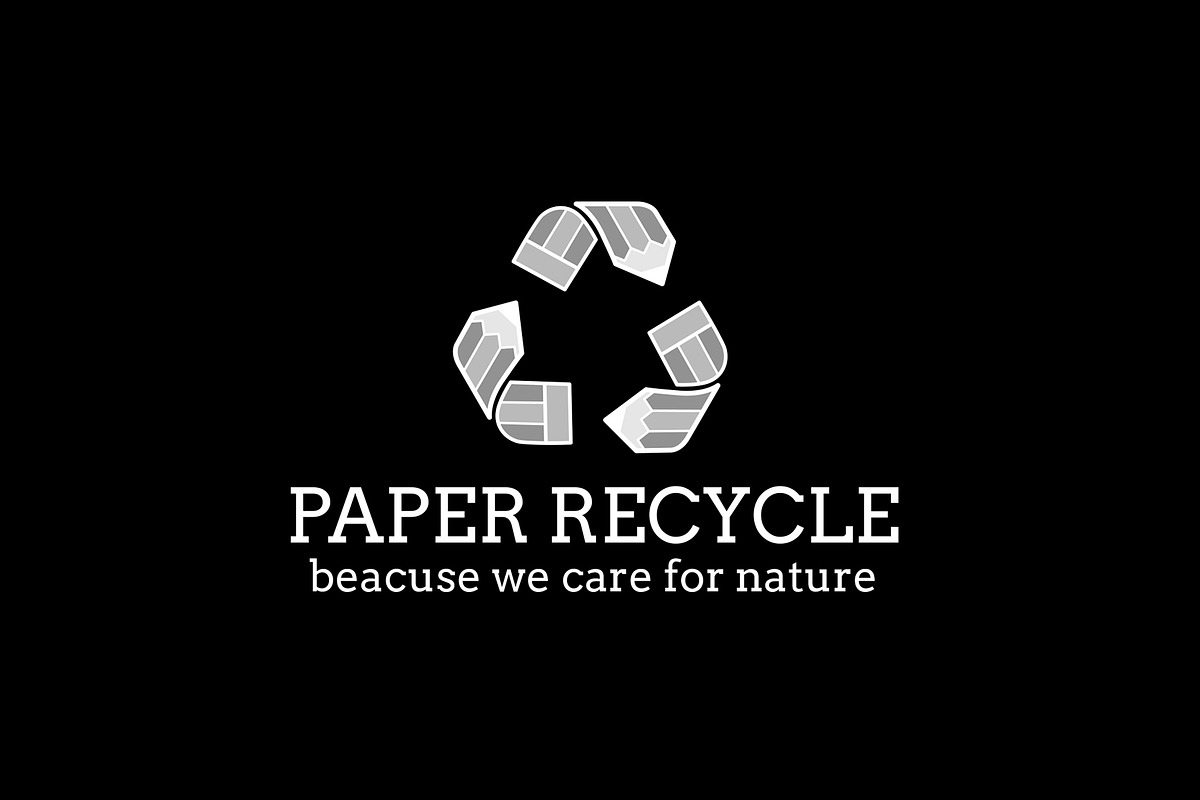 Paper Recycle Logo, a Branding & Logo Template by Shocky Design Studio (Photo 7 of 7)