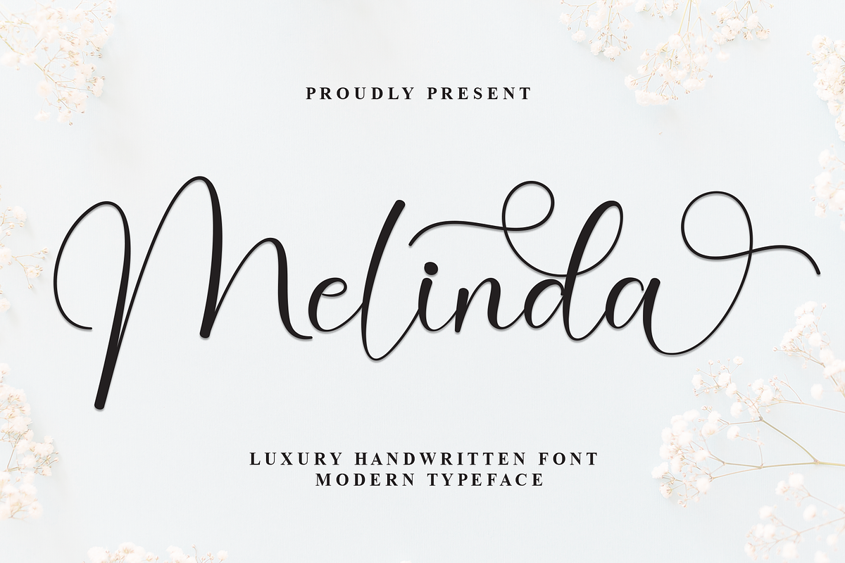 Melinda | Script Font, a Handwritten Font by Scratchones (Photo 1 of 9)