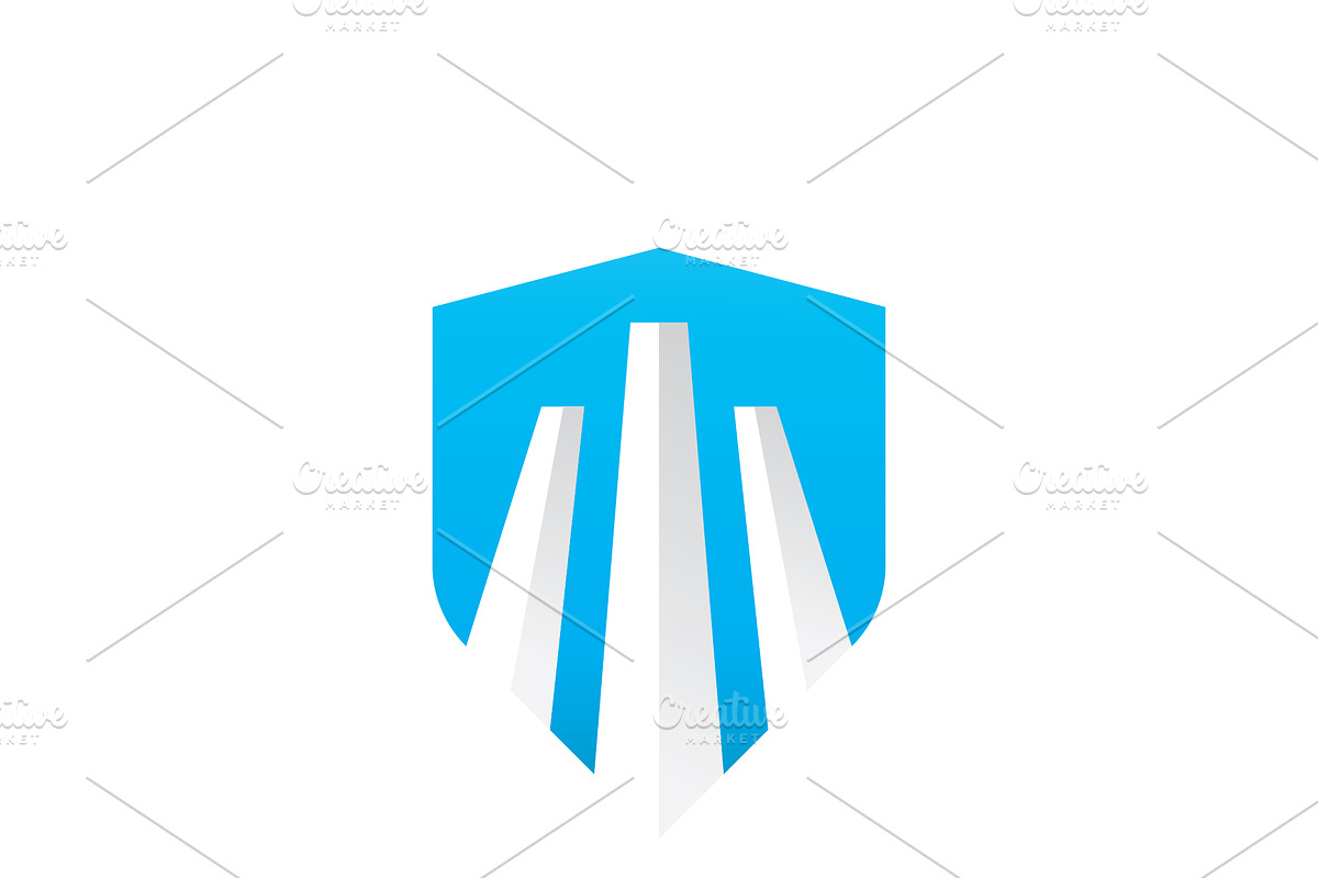 Shield logo template design. vector, a Graphic by T.Vooka