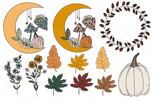 Thanksgiving Cozy Fall Clipart