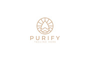 Water Purification Logo, a Branding & Logo Template by Signatoro (Thumbnail 2 of 3)