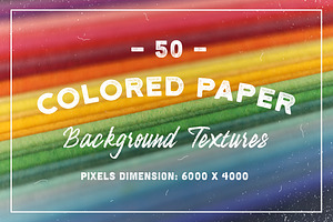 50 Colored Paper Background Textures