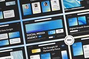 Data-Driven Social Media Agency, a Presentation Template by FIBRINOSÄ (Thumbnail 1 of 7)
