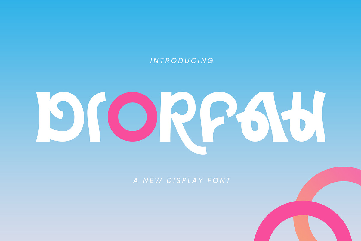 Diorfah - Modern Casual Display Font, a Sans Serif Font by Favo Write (Photo 1 of 10)