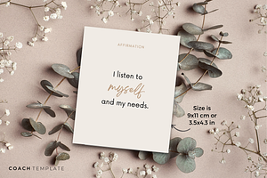 Self Care Cards Template In Canva