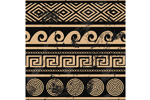 Greek Key and Decorative Border, an Object Illustration by Toltemara