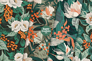 Brighter Blossoms Digital Paper Pack, a Pattern Graphic by Happy Creators Co. (Thumbnail 3 of 7)