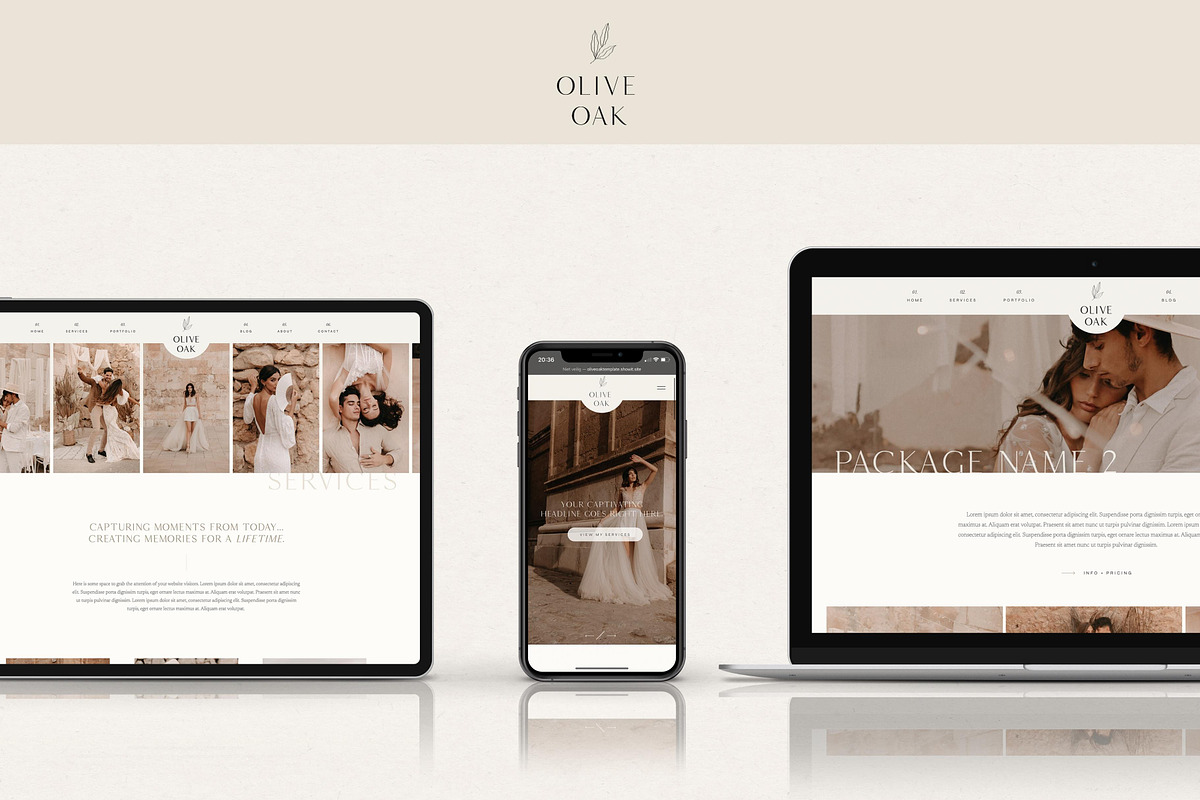 Elegant Showit Website Template, a Websites & App Template by Wonderlik Webdesign (Photo 2 of 4)