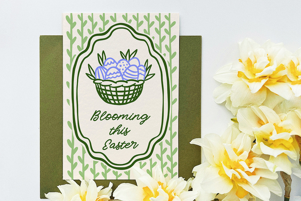 Spring Easter Frames & Illustration, an Object Graphic by ArtFM (Photo 3 of 10)