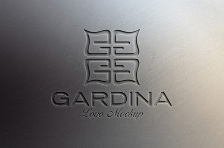 Metal Engraving Logo Mockup, a Product Mockup by Smart Works