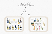 Champagne Romantic Patterns, a Decorative Illustration by ThaismotaCreativeCo (Thumbnail 6 of 7)