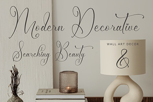 Mendikari Chic Calligraphy Font